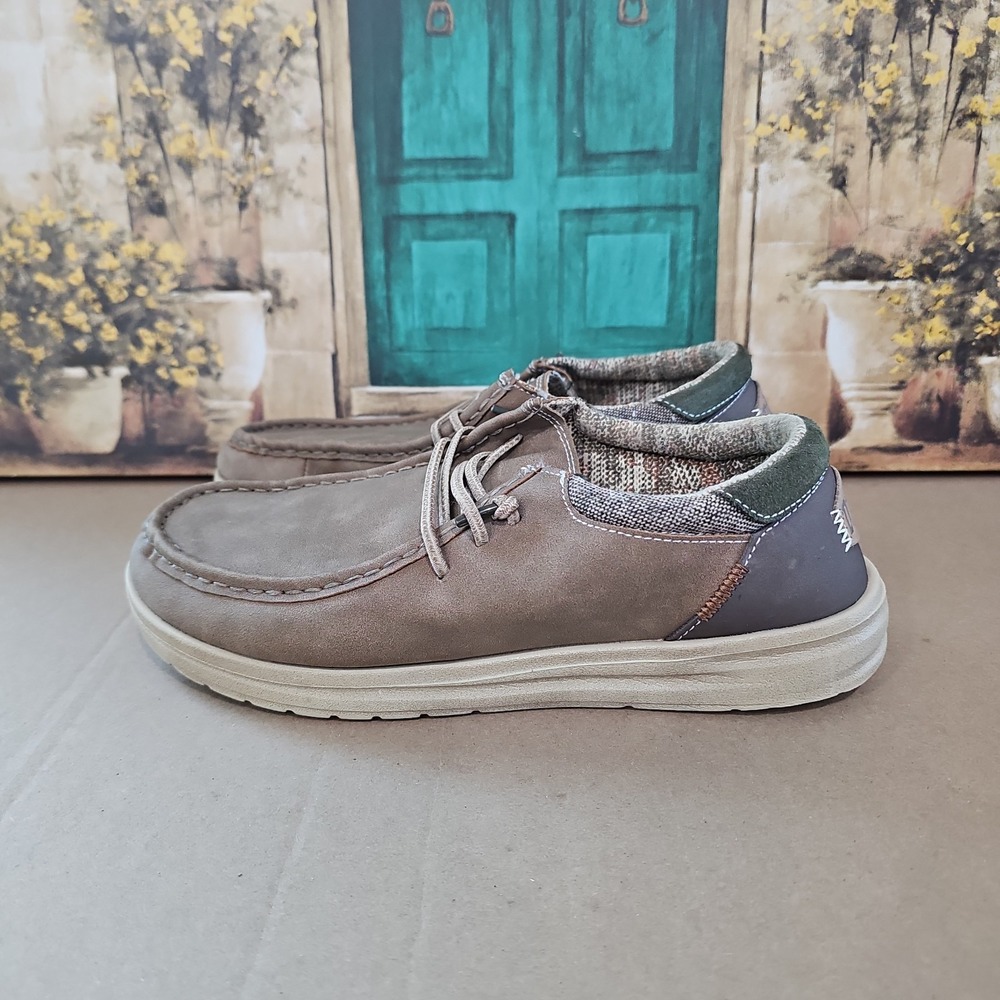 Hey Dude Shoes Paul Loafers Brown Men's US size 9